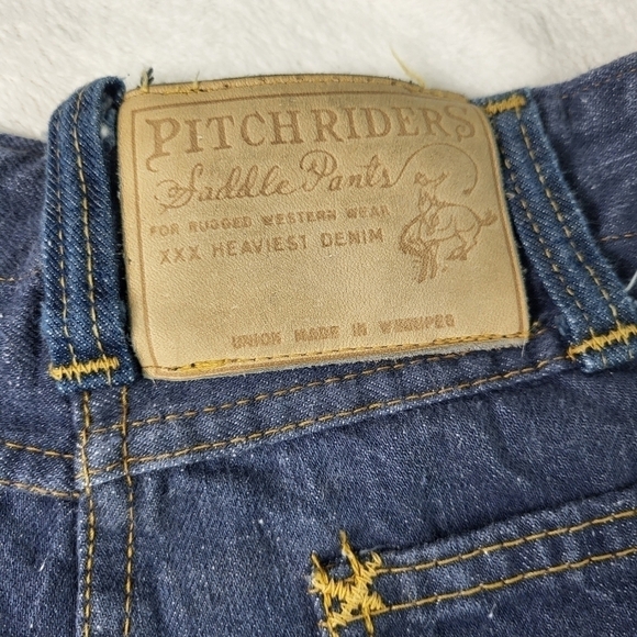 Vintage Pitchriders Saddle Pants Denim Jeans. Union Made in Winnipeg Canada - Picture 7 of 13